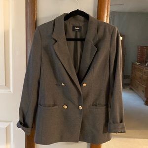 Gray Sabie Blazer Double Breasted